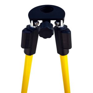Twist Lock Range Pole With Prism GNSS Prism Pole Bipod