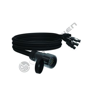 Powercon True1 Industrial Application IP67 Waterproof Male Connectors Split