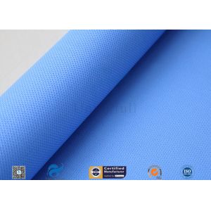 3732 Blue Silicone Coated Fiberglass Fabric Plain Weave High Temperature