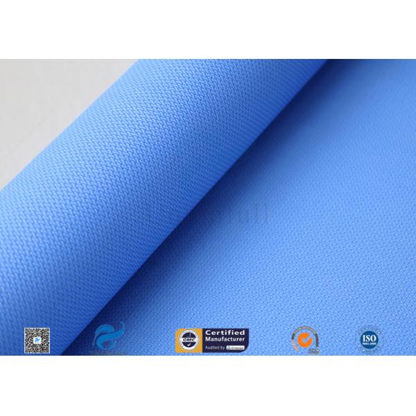Buy 3732 Blue Silicone Coated Fiberglass Fabric Plain Weave High Temperature at wholesale prices