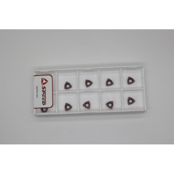 CNC Tungsten U Drill Inserts Fast Feed WCMX030208 CVD Coating