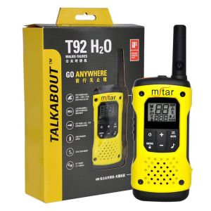 Motorola T92 Two Way Radio Long Talk Range Dual Band 233g Lightweight and