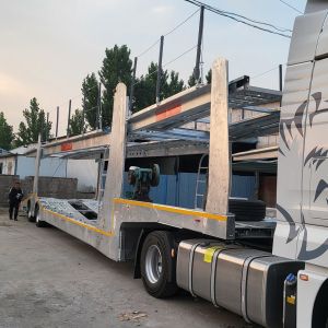 Fuwa / BPW Axle Dependent Car Transport Trailer Dolly For SUV Transport