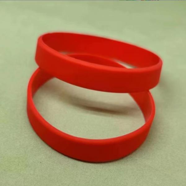 Moulding Service Customizable Debossed Color Filled Silicone Wristband with Logo