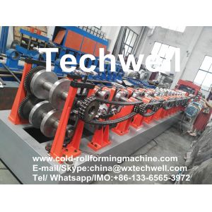 Quick Interchangeable C / Z Purlin Roll Forming Machine for Making C / Z Shaped