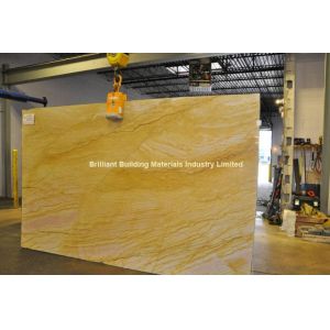 Luxury Yellow Macaubas Quartzite Slabs, Brazil Yellow Quartzite Slabs