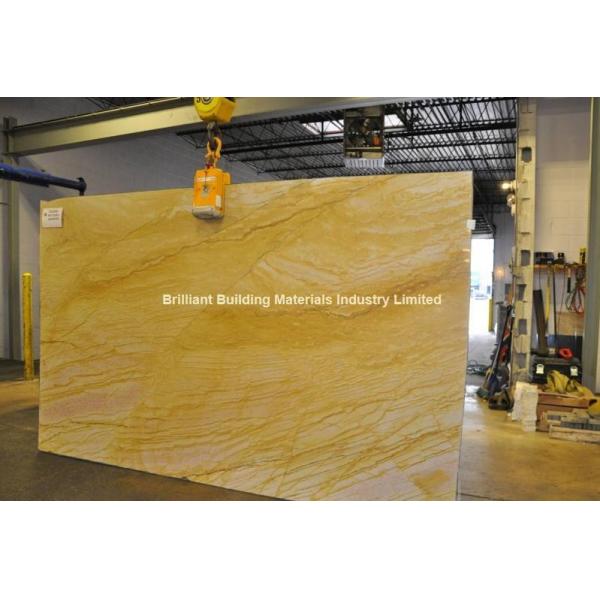 Buy Luxury Yellow Macaubas Quartzite Slabs, Brazil Yellow Quartzite Slabs at wholesale prices