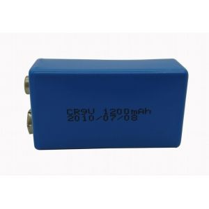 High Energy Smoke Alarm CR9V 1200mAh 9.0V Li-mno2 Battery Eco-friendly