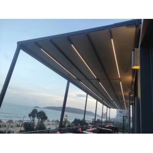 4x6m Outdoor Aluminum Waterproof Pergola With Posts / Pergola Awning /