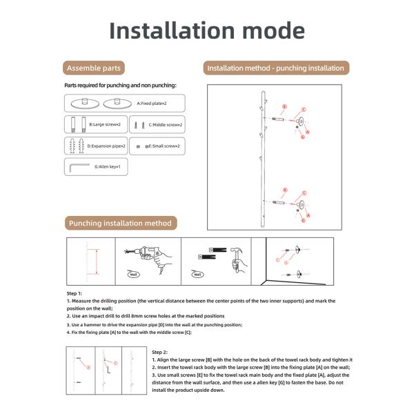 Electric Bathroom Towel Warmer Rack Fashionable Style for Wall Mounting