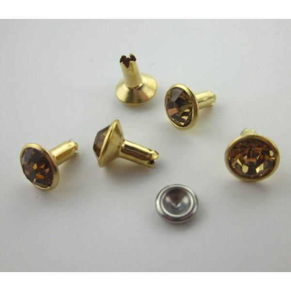 2021 wholesale decoration 8mm garment rivet crystal rhinestone jeans rivet for shoes handbag leather belt