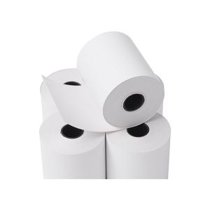 50gsm Carbonless 80mmx80mm ATM Printer POS Thermal Paper Rolls