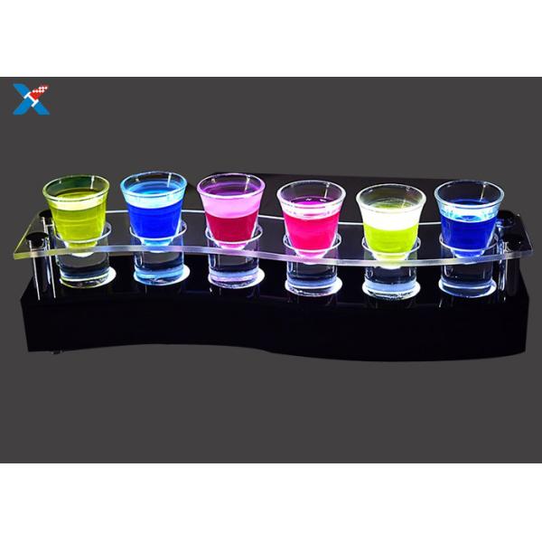 Non - Toxic Acrylic Cocktail Tray , Clear Acrylic Serving Tray Chemical Resisdence