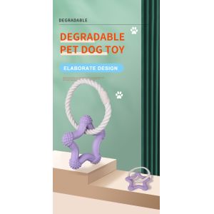 Pet Puzzle Toy Factory Pentacle Cotton Rope Interactive Chew Molar Teeth