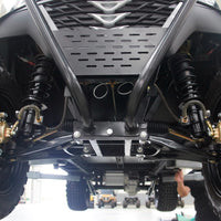 2+2-Seater Luxury Gray Electric Golf Cart With High Horsepower 14-Inch Off-Road