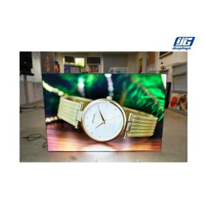 Backlit Aluminum Material Snap Frame Light Box / Frameless Fabric Picture Frame