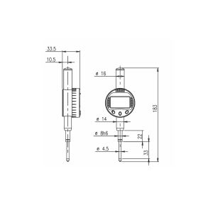 Digital Indicator High Precision Meter with SPC Output for Quality Control