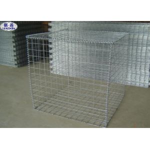 Galfan Wire Welded Stone Filled Gabions For Flood Bank OEM Service