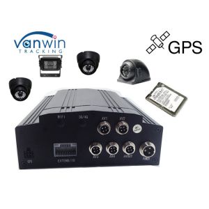 4CH 3G GPS 720P HDD Car GPS Locator device Mobile Surveillance CCTV DVR