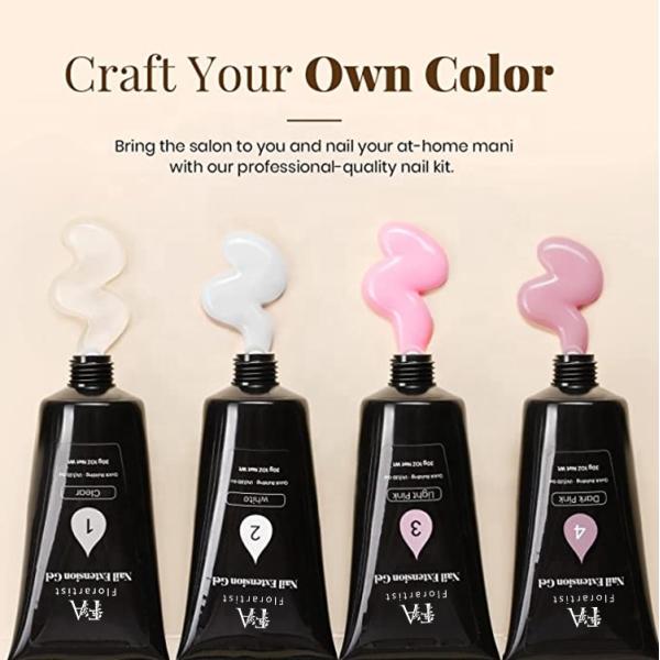 Nails Supplies Wholesale Regular Color Sculpture Nail Extension Poly Gel Nail Set for Salon Shop