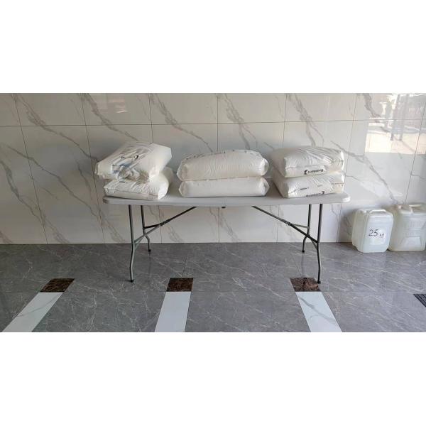 Plastic Folding Table Black 6ft Molded for Indoor Outdoor Banquet Picnic Iron Frame