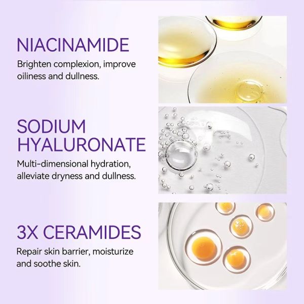 Customizable OEM/ODM Face Serum for All Skin Types with Niacinamide and Vitamin C