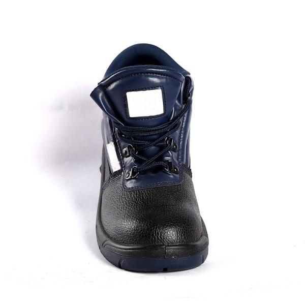 Construction Men Safety Work Shoes Industrial Cow Leather Anti Puncture Steel Toe Rubber Outsole