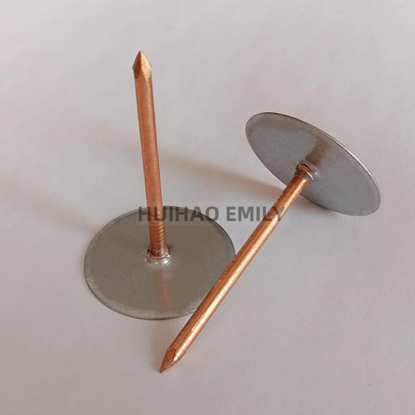 2.7mm Dia Capacitor Discharge Cup Head Pins & Paper Washer For Securing Insulation