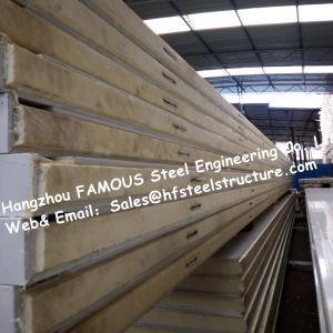 PU Camlock Sandwich Panels With Effective Width 1150mm , Thickness 50mm