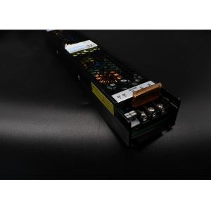 Black 25A 300W Triac Dimmable LED Power Supply 85% Efficiency