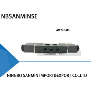NBSANMINSE 4M Manifold Type Pneumatic Solenoid Valve Single / Double Coil