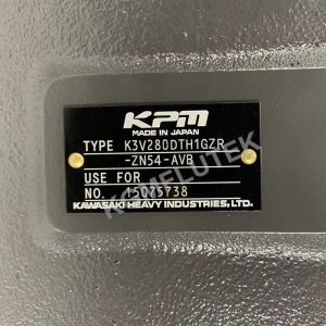 XE700 Excavator Kawasaki K3V Hydraulic Pump K3V280DTH1GZR-ZN54-AVB