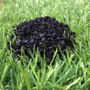 Eco Friendly SBR Rubber Granules Customized Artificial Grass Rubber Granules