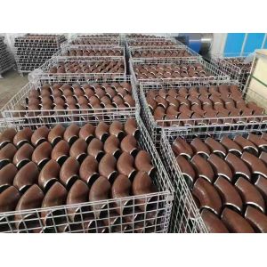 Steel Butt Welded Pipe Fitting ASME B16.9 Elbow Tee Reducer Cap Black Paint