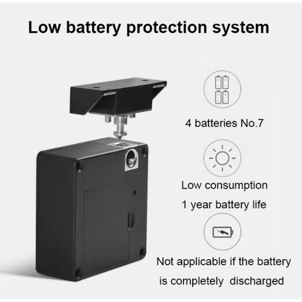 4AAA Alkaline Battery RFID Card Lock 5cm For Electronic Cabinet Drawer