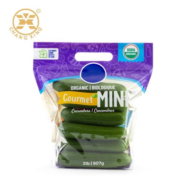 Buy PP Gravure Vegetable Packing Bags VMPET Transparent Packaging Plastic Bag at wholesale prices