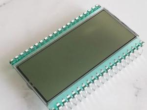China TN Positive Reflective Monochrome Black Digits Custom Segment LCD Display on sale