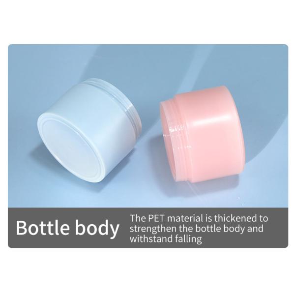 Double Wall PP 100g 3.38oz Cosmetic Jars for Body Butter Jars Cream Material Face Mask Hair Oil Packaging Containers