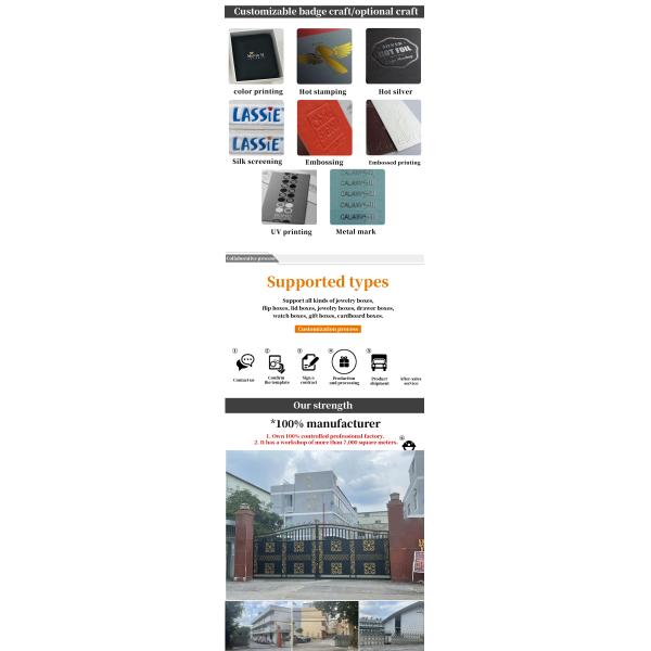 Custom Ring Earrings And Necklace Gift Box Set For Travel Jewelry Storage