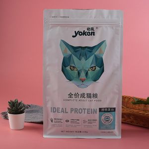 China 12oz 16oz Pet Food Packaging Bag Dog Cat Treats Stand Up Plastic Zip Lock Pouch on sale