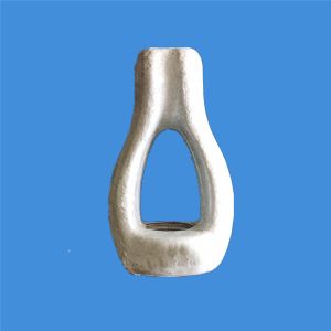 Carbon steel Electric Power Fittings HDG Thimble Eye Nut