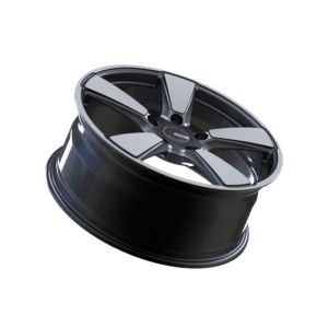 Porsche 19x8.5 Custom Forged Wheels Diamond Cutting Dark Gunmetal Grey