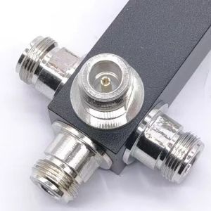 High Power N-F 2/3/4 Way Splitter for Public Safety 698-3800MHz/Grey/Red/Black