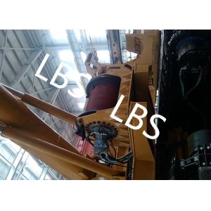 Electric / Hydraulic Crawler Crane Winch Crane Windlass Groove Drum