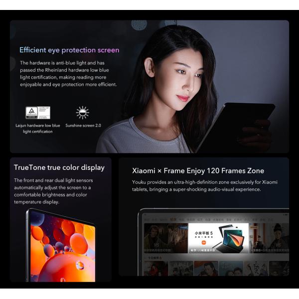 Original Xiaomi Mi Pad 5 11 Inch Qualcom Snapdrgon 860 8720mah 6GB 128GB WiFi Version Mi Pad5 Tablet