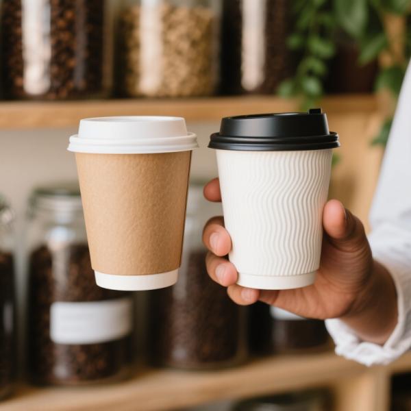 Wholesale custom logo eco-friendly biodegradable 8oz 16oz 20oz disposable coffee paper cup