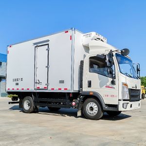 Manual Transmission 7 Tons Light Refrigerated Truck HOWO Refrigerator