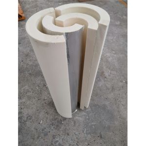 Fireproof Polyisocyanurate Foam Pipe Insulation Environmental Friendly