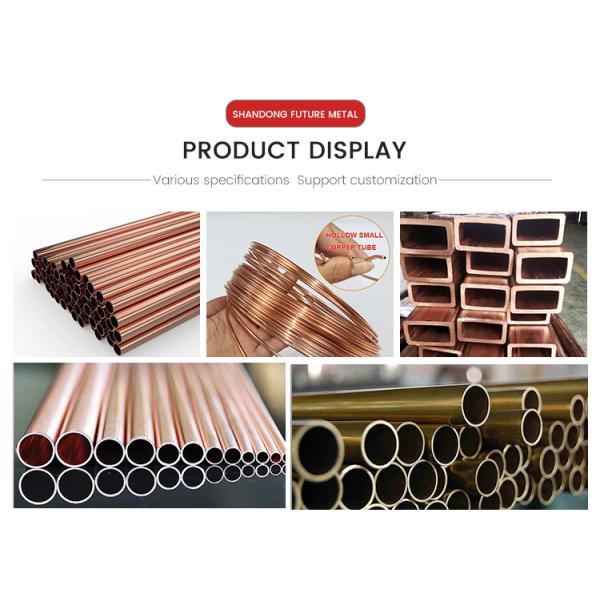 Soft / Hard Temper Pancake Copper Tube ASTM B883 ASTM B819 C12200 C11000