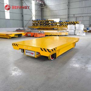 Customized Gearmotor Rail Transfer Trolley Battery Powered 10 Tons